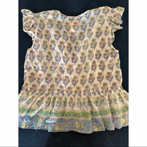 Floral Ruffle Blouse - Multicolor - Picture 5 of 9